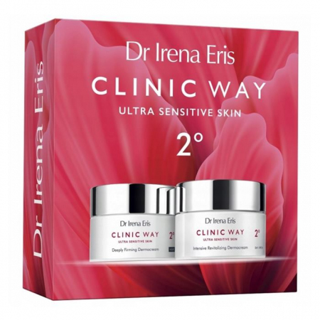 Dr. Irena Eris Clinic Way Zestaw 2: krem na dzień SPF20, 50 ml  + krem na noc, 50 ml  + dermokapsułki, 30 szt.