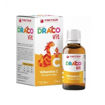 Dracovit 100 mg/ml krople z witaminą C, 40 ml