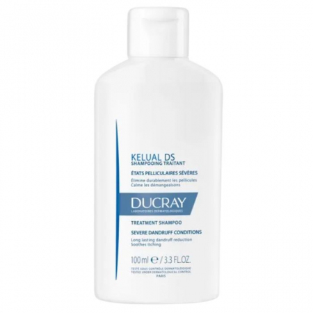 Ducray Kelual DS szampon przeciwłupieżowy na ciężkie stany łupieżowe, 100 ml