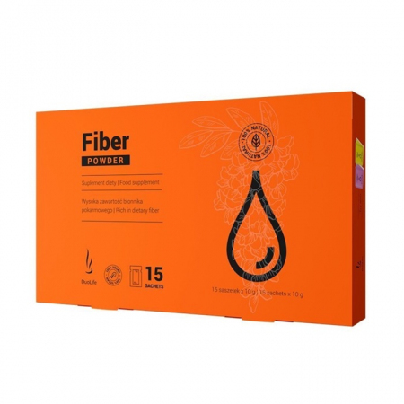 DuoLife Fiber Powder saszetki na trawienie z błonnikiem, 15 szt.