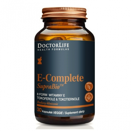 Doctor Life E Complete Suprabio kapsułki z witaminą E, 60 szt.