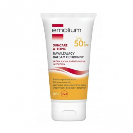 Emolium A-Topic Suncare balsam nawilżający ochronny do ciała SPF50+, 150 ml