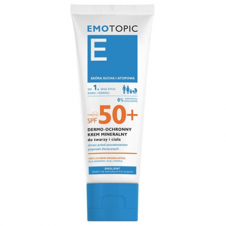 Emotopic Dermo-ochronny krem mineralny SPF50+ do twarzy i ciała, 75 ml