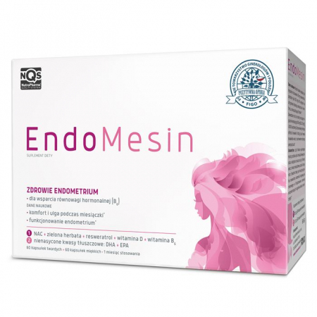 EndoMesin kapsułki miękkie i twarde na zdrowe endometrium, 60 + 60 szt.