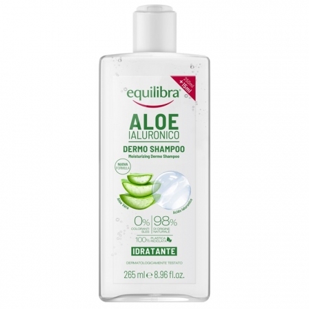 Equalibra Aloe nawilżający szampon aloesowy, 265 ml