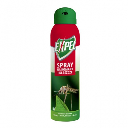 Expel spray na komary i kleszcze w aerozolu, 90 ml