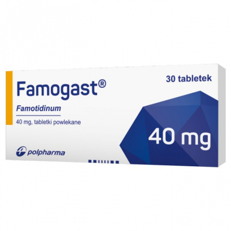 Famogast 40 mg 30 tabletek powlekanych