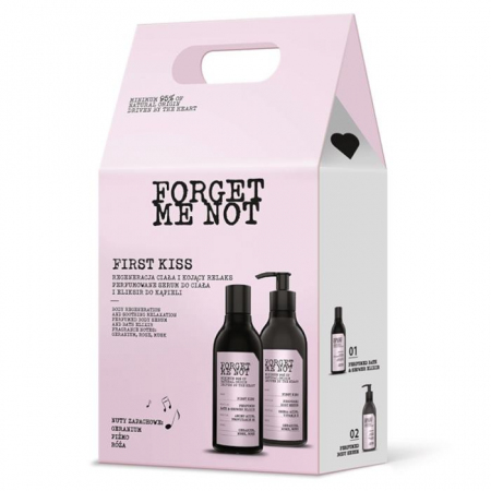 Farmona Forget Me Not First Kiss Zestaw: Serum do ciała, 300 ml + Eliksir do kąpieli, 400 ml