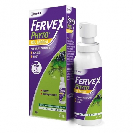 Fervex Phyto Ból Gardła spray do gardła, 30 ml