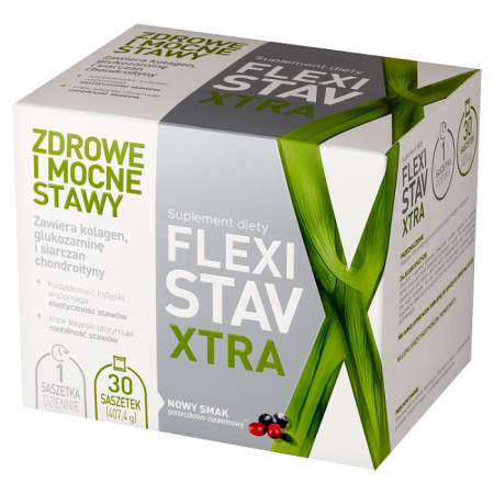 FlexiStav XTRA (smak porzeczkowo-żurawinowy) 30 saszetek