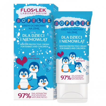 Flos-Lek Sopelek krem ochronny na zimę dla dzieci i niemowląt, 40 ml