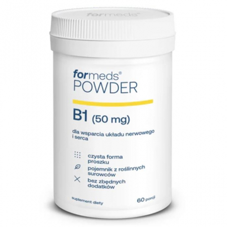 Formeds Powder B1 witamina B1 w proszku na układ nerwowy i serce, 60 porcji