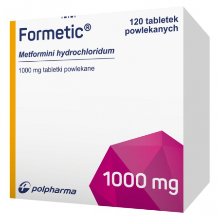 Formetic 1000 mg, 120 tabletek powlekanych 