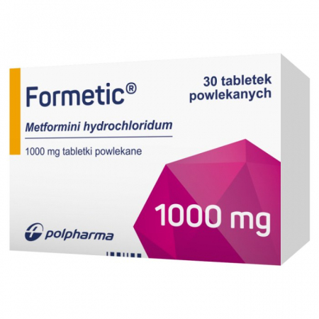 Formetic 1000 mg 30 tabletek powlekanych