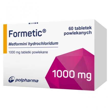 Formetic 1000 mg 60 tabletek powlekanych