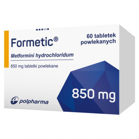 Formetic 850 mg 60 tabletek powlekanych