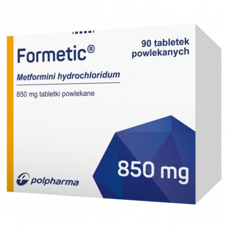 Formetic 850 mg 90 tabletek powlekanych