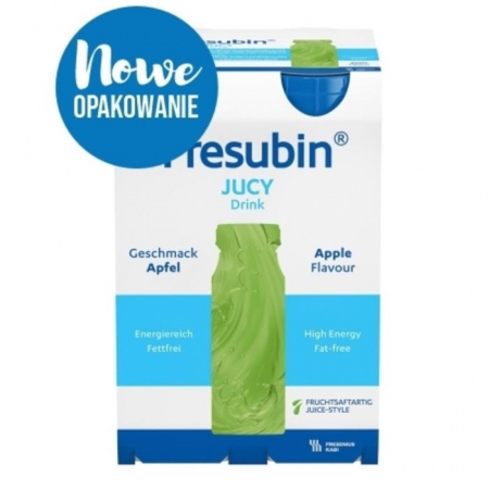 Fresubin Jucy Drink płyn odżywczy wysokoenergetyczny o smaku jabłkowym, 4 x 200 ml