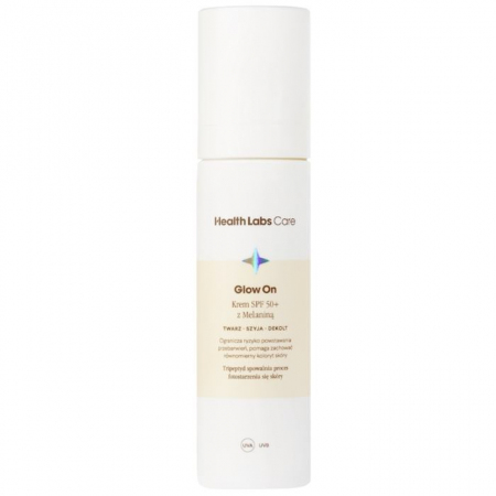 Health Labs Glow On krem SPF50 z melaniną do twarzy, 50 ml