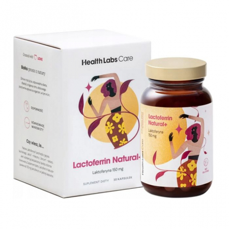 Health Labs Lactoferrin Natural+ kapsułki z laktoferyną, 30 szt.