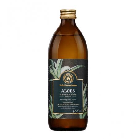 Herbal Monasterium Aloes sok na odporność i oczyszczenie, 500 ml