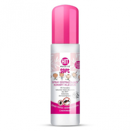 Hit Moskito Soft spray odstraszający komary kleszcze i meszki, 80 ml