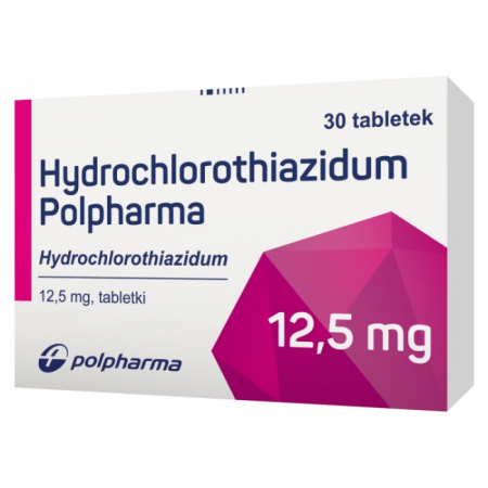 Hydrochlorothiazidum 12,5 mg 30 tabletek