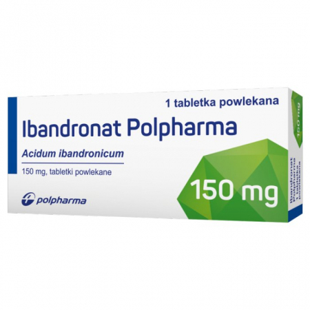 Ibandronat Polpharma 150 mg, 1 tabletka powlekana