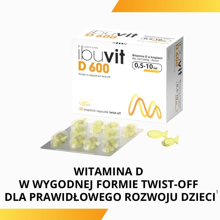 Ibuvit D600 30 Kaps Witaminy I Minerały Alleccopl