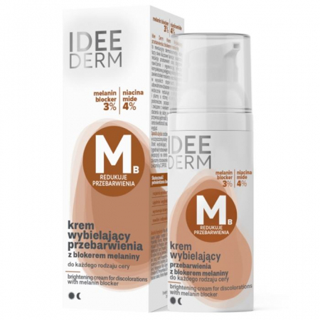 Idee Derm Krem wybielający przebarwienia z blokerem melaniny, 50 ml