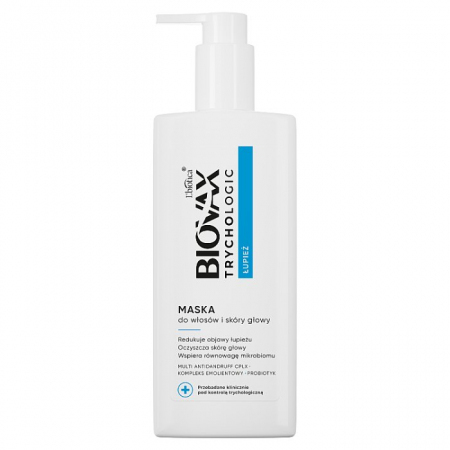 L'Biotica Biovax Trychologic Łupież maska do włosów i skóry głowy, 200 ml