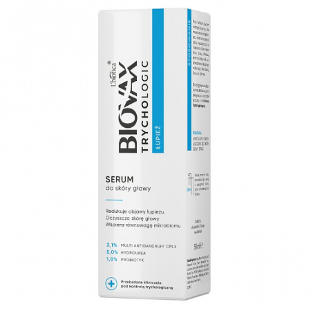 L'Biotica Biovax Trychologic Łupież serum do skóry głowy, 50 ml