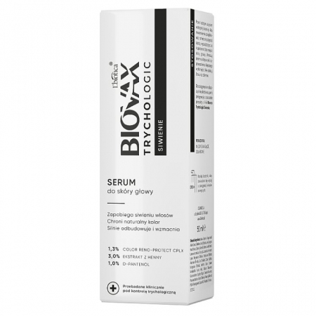 L'Biotica Biovax Trychologic Siwienie serum do skóry głowy, 50 ml