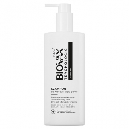 L'Biotica Biovax Trychologic Siwienie szampon do włosów i skóry głowy, 200 ml