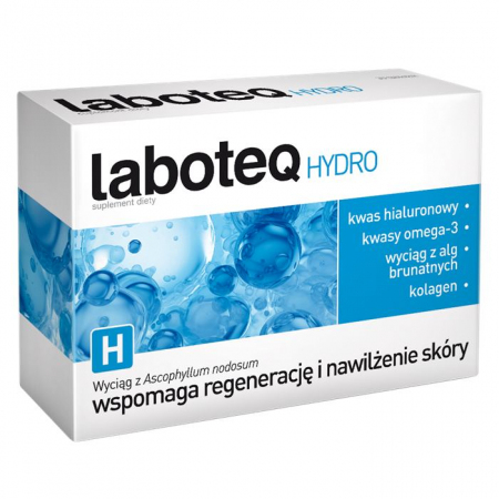 Laboteq Hydro tabletki wspierające nawilżenie skóry, 30 szt.