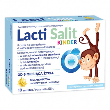 Lacti Salit Kinder saszetki na nawodnienie dla dzieci, 10 szt.