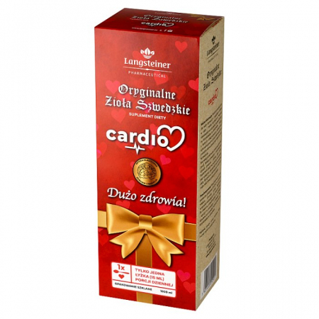 Langsteiner Oryginalne Zioła Szwedzkie Cardio na serce, 1000 ml