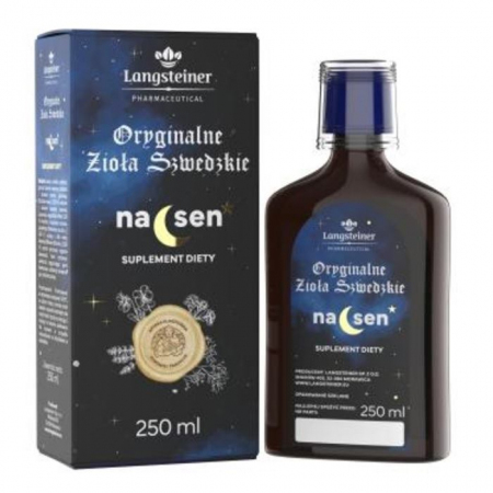 Langsteiner Oryginalne Zioła Szwedzkie na sen płyn, 250 ml