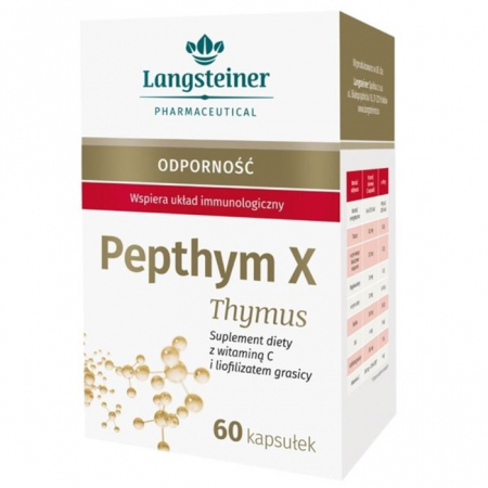 Langsteiner Pepthym X Thymus kapsułki na wsparcie odporności, 60 szt.