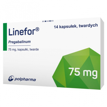 Linefor 75 mg, 14 kapsułek twardych