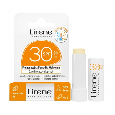 Lirene pomadka ochronna do ust SPF30, 4,6 g