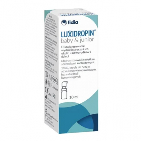 Luxidropin Baby & Junior krople do oczu dla dzieci, 10 ml