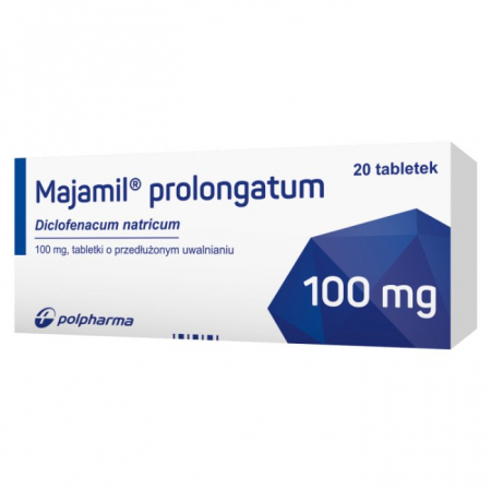 Majamil prolongatum 100 mg 20 tabletek o przedłużonym uwalnianiu