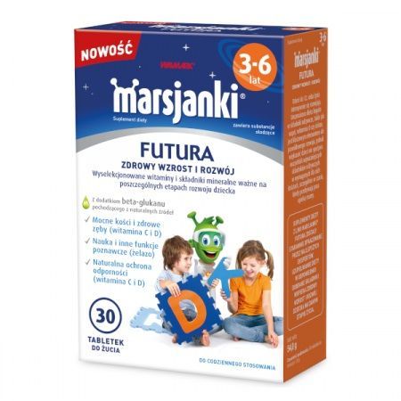 Marsjanki Futura 3 6 Lat 30 Tabletek Do żucia