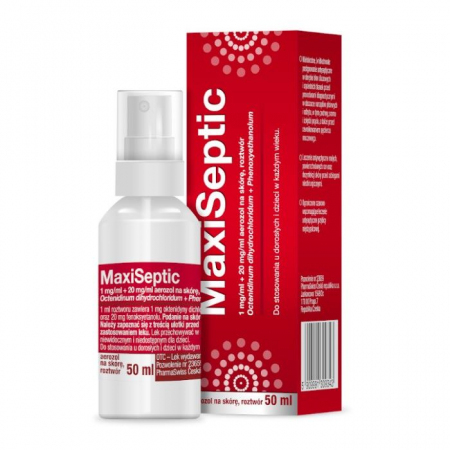 MaxiSeptic aerozol na skórę, 50 ml