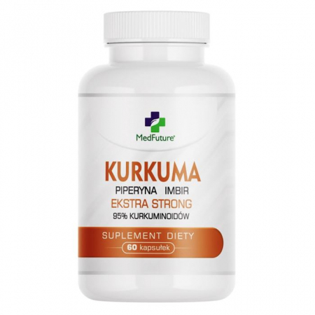 Medfuture Kurkuma Extra Strong + Piperyna + Imbir kapsułki, 60 szt.