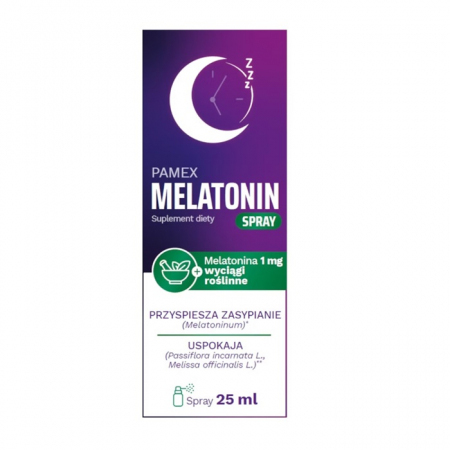 Melatonin spray na sen przyspieszający zasypianie, 25 ml