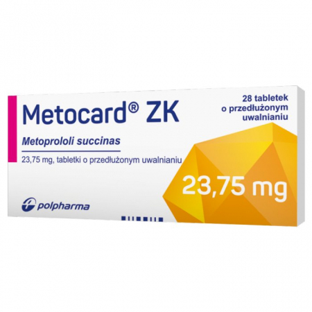 Metocard ZK 23,75 mg, 28 tabletek o przedłużonym uwalnianiu