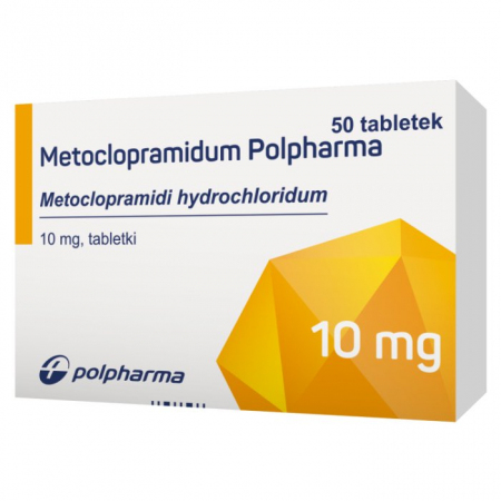 Metoclopramidum 10 mg, 50 tabletek