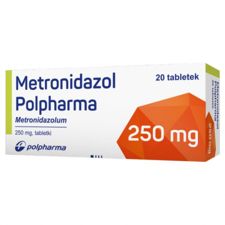Metronidazol Polpharma 250 mg 20 tabletek